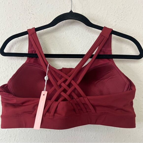 Yvette High Impact Sports Bra with Strappy Back NEW Size 12 - Picture 7 of 9